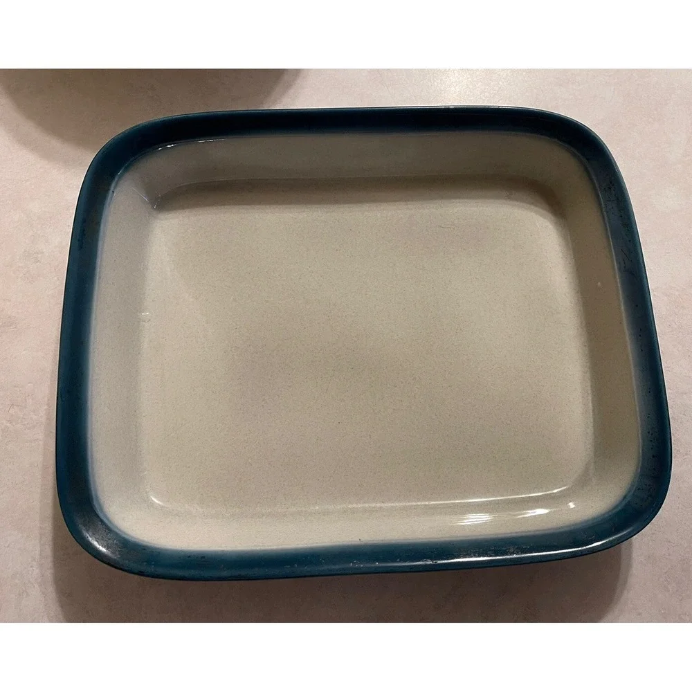 Wedgwood Blue Pacific Baking Casserole/Brownie Dish - Made in England 13